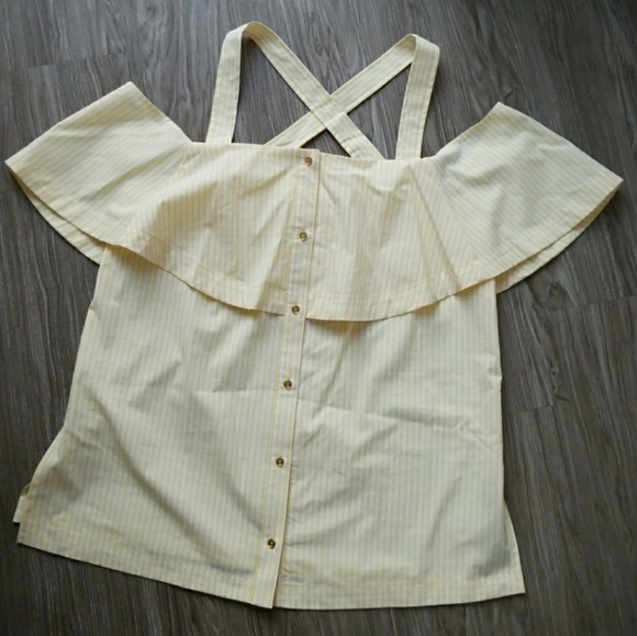 NWT MICHAEL Michael Kors cross back cold s… - Picture 1 of 4